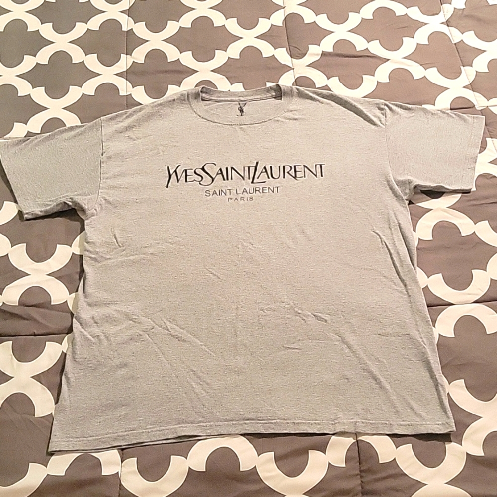 Luxury gery t-shirt